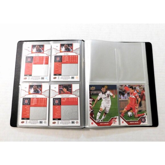 Chicago Fire Soccer Team Card Binder 18 Cards 2009-2012 Upper Deck - Picture 6 of 8